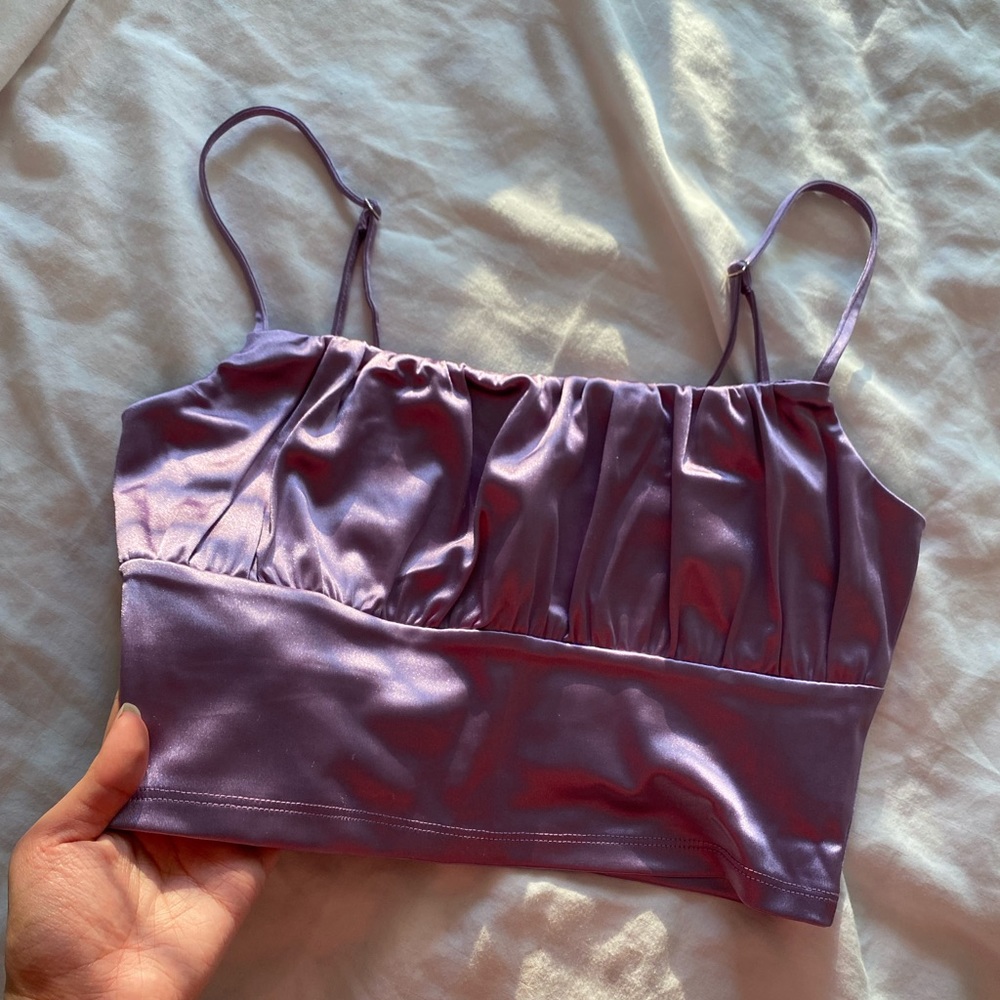 Purple Crop Top